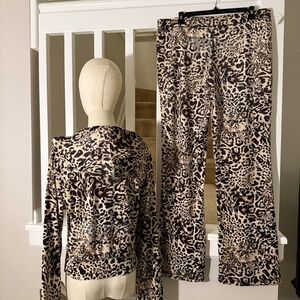 Juicy Couture Leopard Print Track Pants